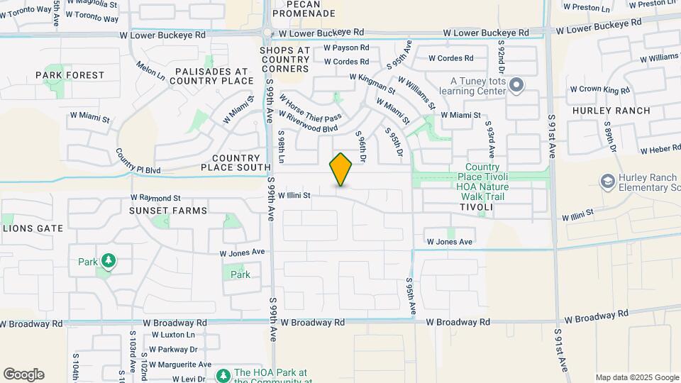 3647 S 97th Ave Mapa y Detalles de la Ubicación