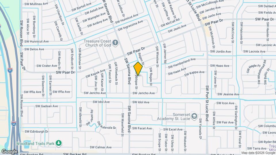 4229 SW Oblique St Mapa y Detalles de la Ubicación