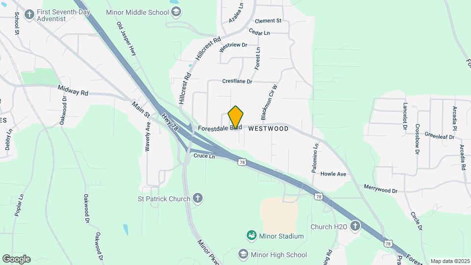 2928 Forestdale Blvd Map and Location Details