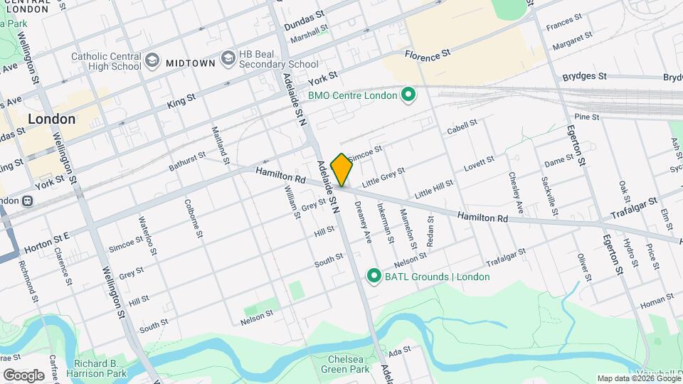 217 Hamilton Rd Map and Location Details