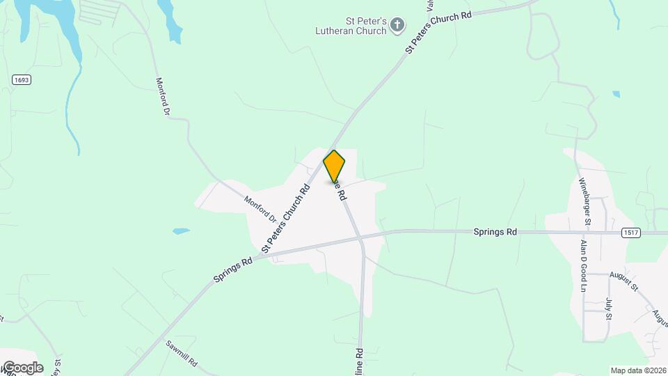 5931 Lee Cline Rd, Unit Brick Duplex Apartment Map and Location Details