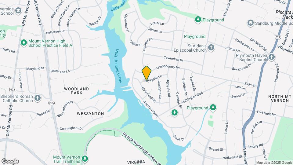 2509 Ryegate Ln Map and Location Details