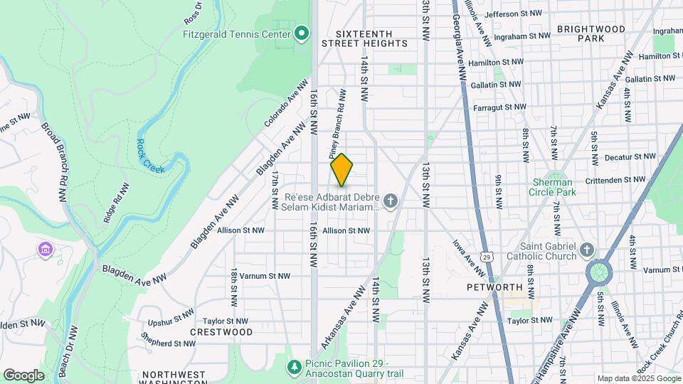 4618 15th St NW, Unit Main house Map and Location Details