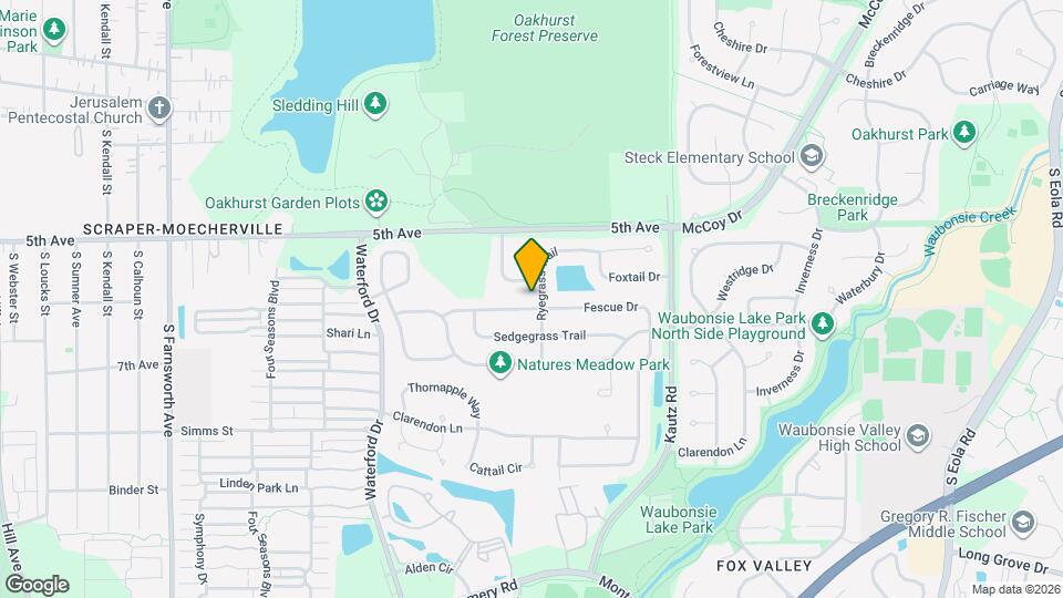 1884 Fescue Dr Map and Location Details