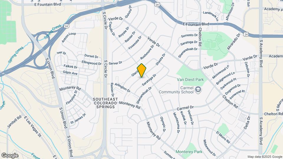 1615 Shasta Dr Map and Location Details