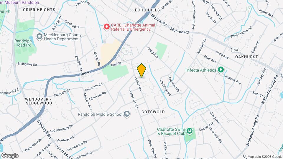 926 Hollywood St Map and Location Details