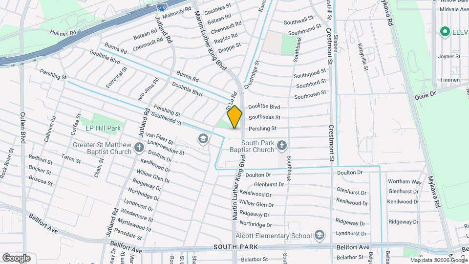 5602 Pershing St Map and Location Details