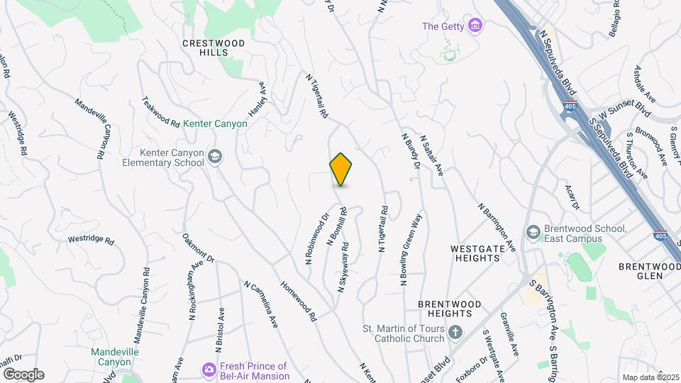 630 N Bonhill Rd Map and Location Details