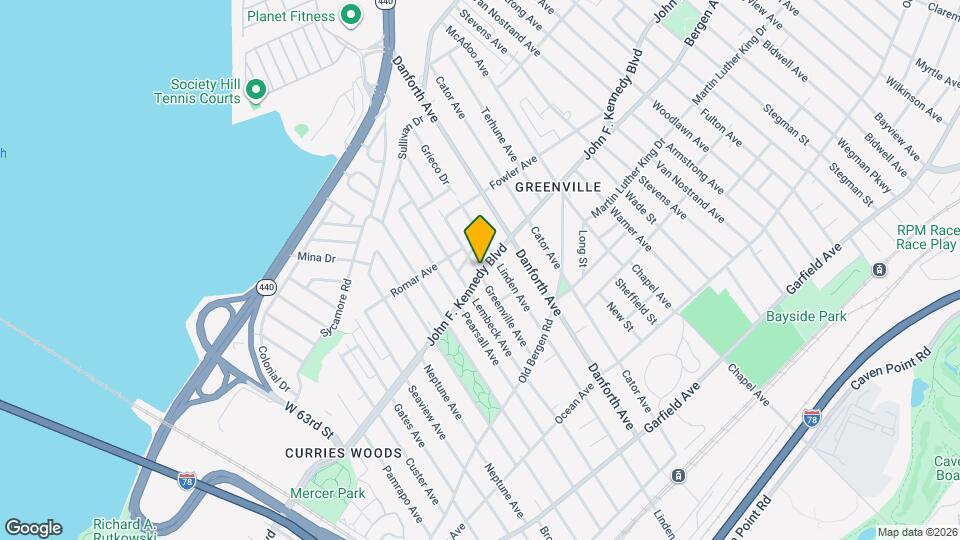 1697 John F Kennedy Blvd Mapa y Detalles de la Ubicación