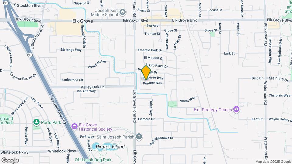 8909 Dontree Way Map and Location Details