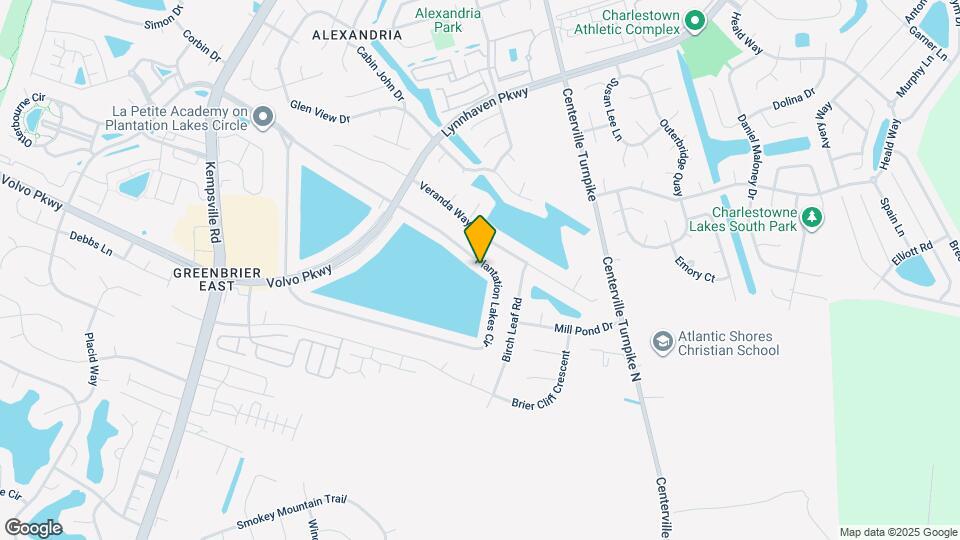 1227 Plantation Lakes Cir Map and Location Details