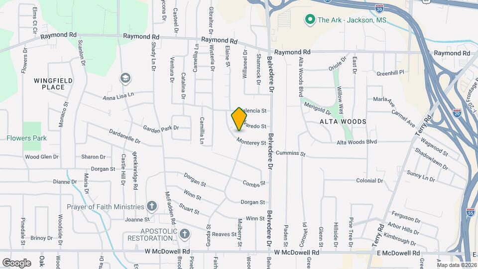 816 Monterey St Map and Location Details