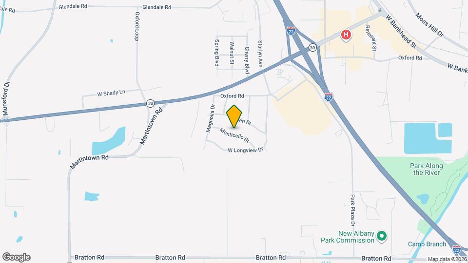 712 Monticello St Mapa y Detalles de la Ubicación