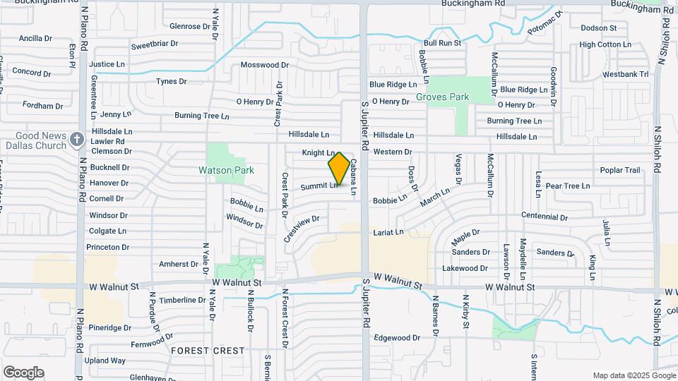 3514 Summit Ln Map and Location Details
