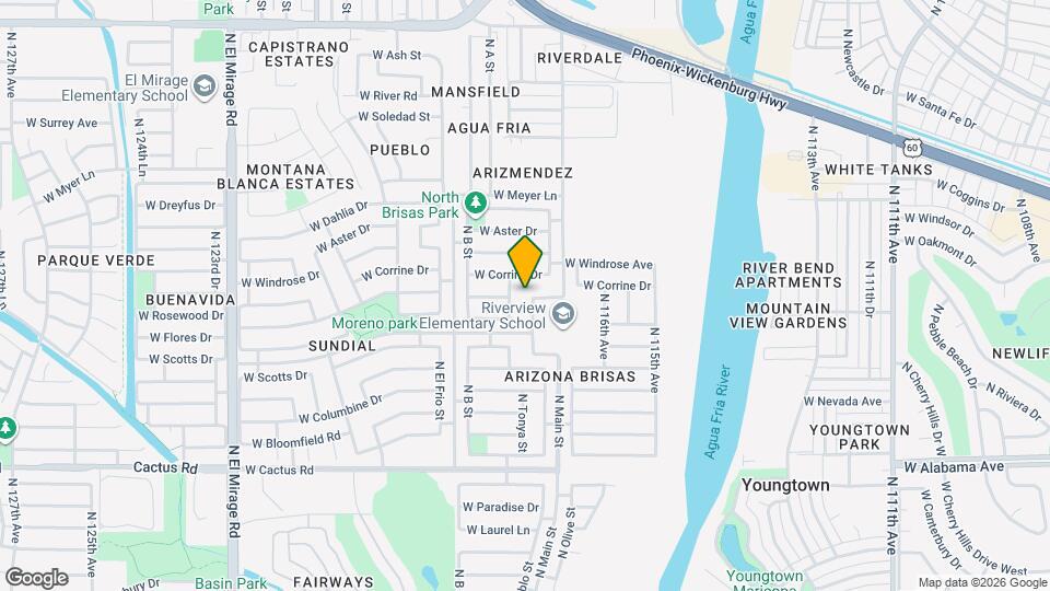 12808 N Main St Mapa y Detalles de la Ubicación