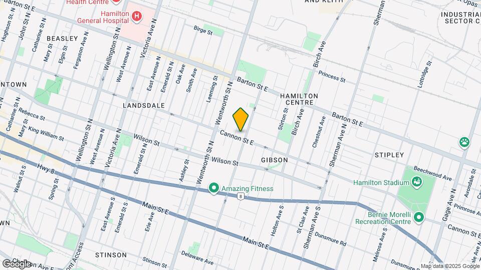 489 Cannon St E Map and Location Details