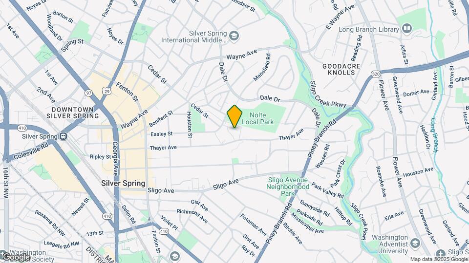 Silver Spring House Mapa y Detalles de la Ubicación