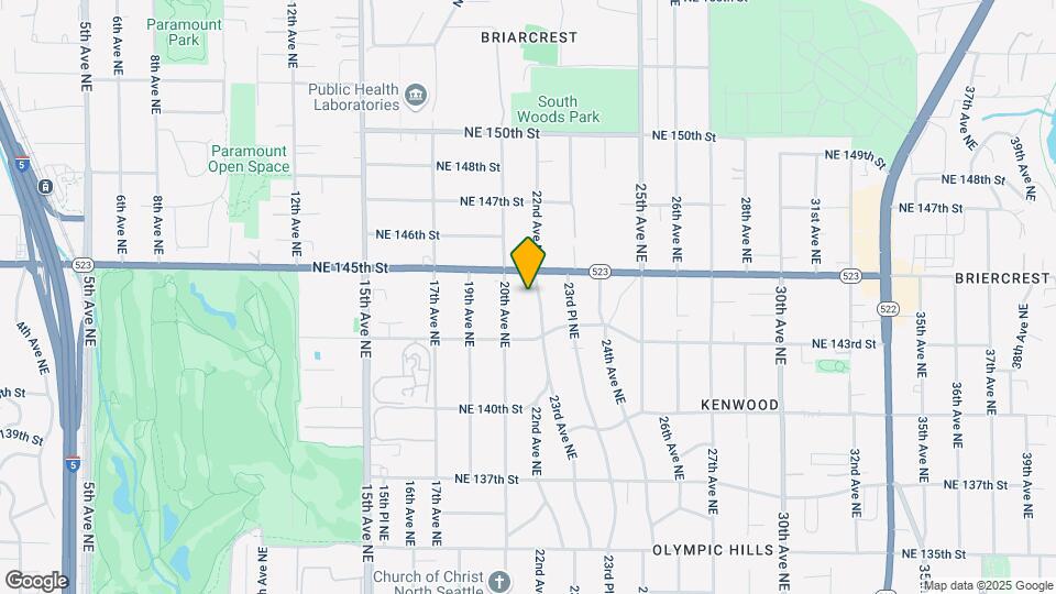 14339 22nd Ave NE Map and Location Details