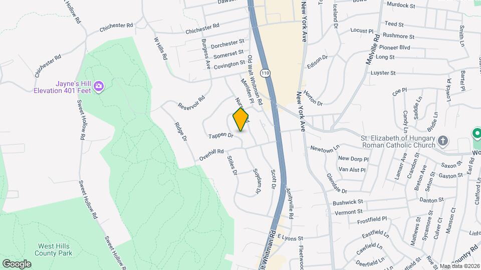 30 Tappen Dr Map and Location Details