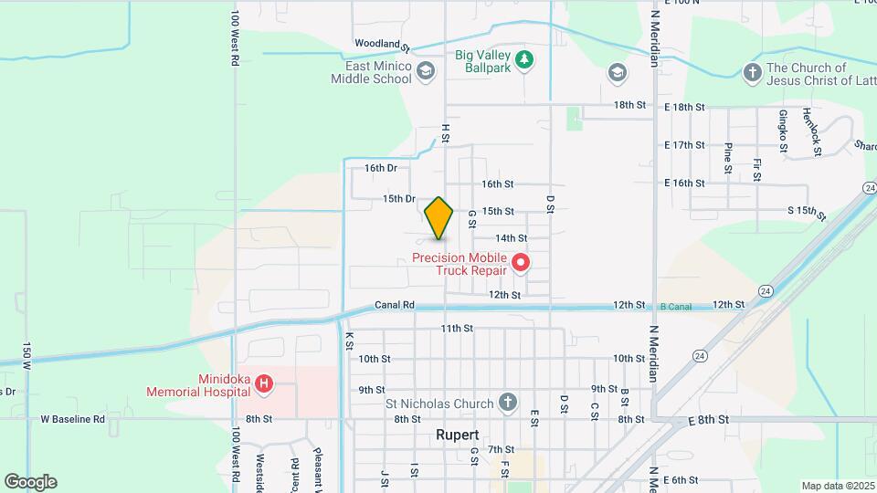 1321 H St Map and Location Details