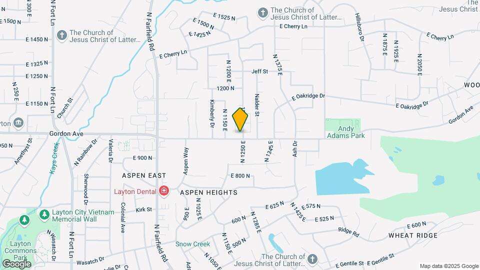 1235 E Gordon Ave Mapa y Detalles de la Ubicación