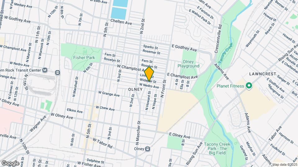 5907 N Mascher St Map and Location Details