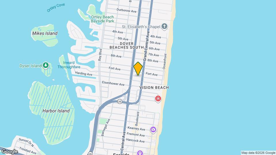 105 Coolidge Ave Map and Location Details