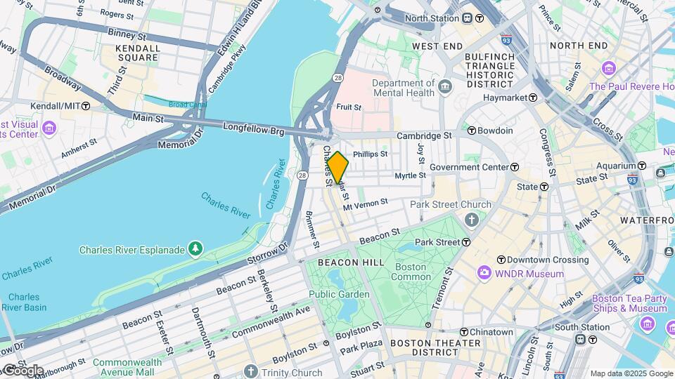 92 Pinckney St, Unit 4 Map and Location Details