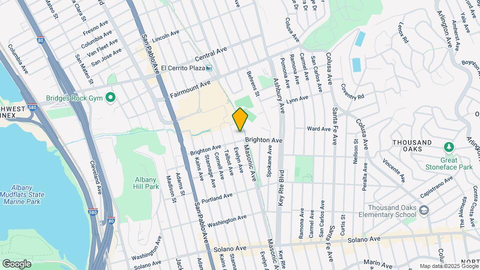 425 Evelyn Ave Mapa y Detalles de la Ubicación