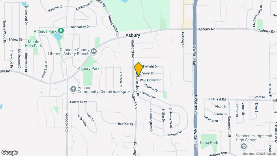 2322 Sunnyslope Dr Map and Location Details