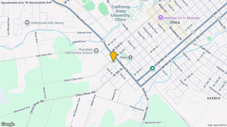 345 Oak St Map and Location Details