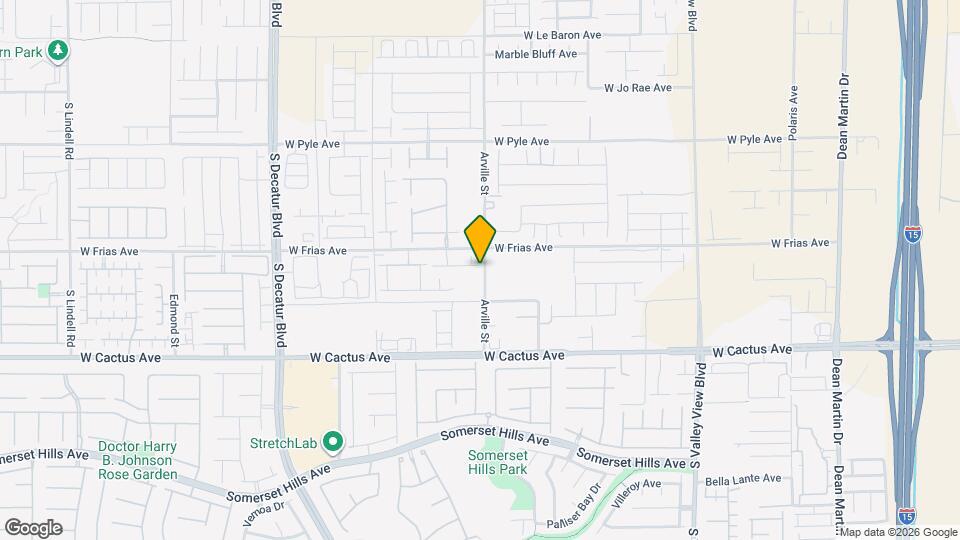 4405 Frias Fls Ave Map and Location Details