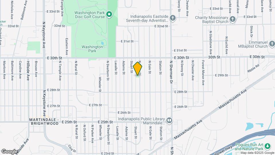 2862 N Olney St Map and Location Details