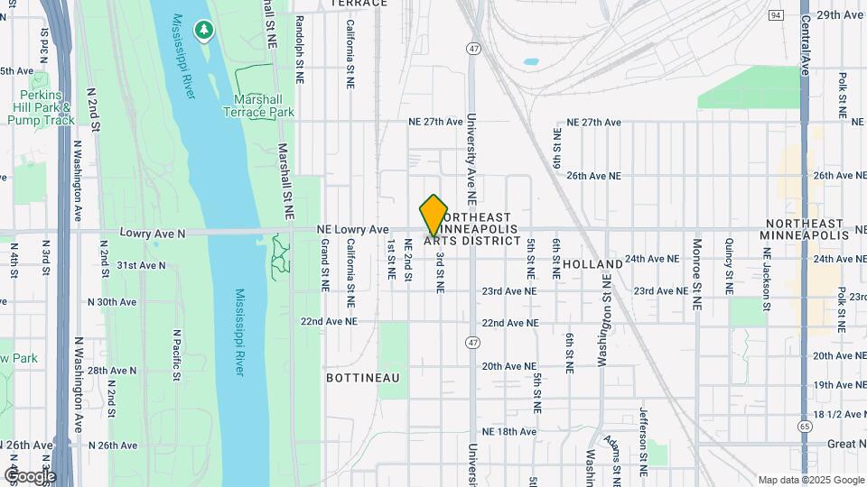 2414 3rd St NE, Unit 2 Map and Location Details