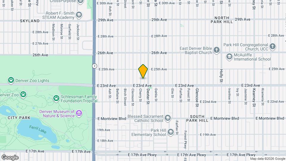 2322 Cherry St Map and Location Details