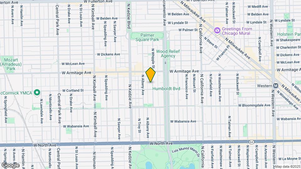1912 N Whipple St Mapa y Detalles de la Ubicación