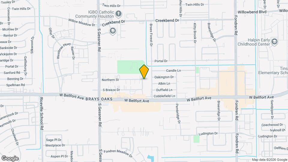 8304 S Breeze Dr Map and Location Details