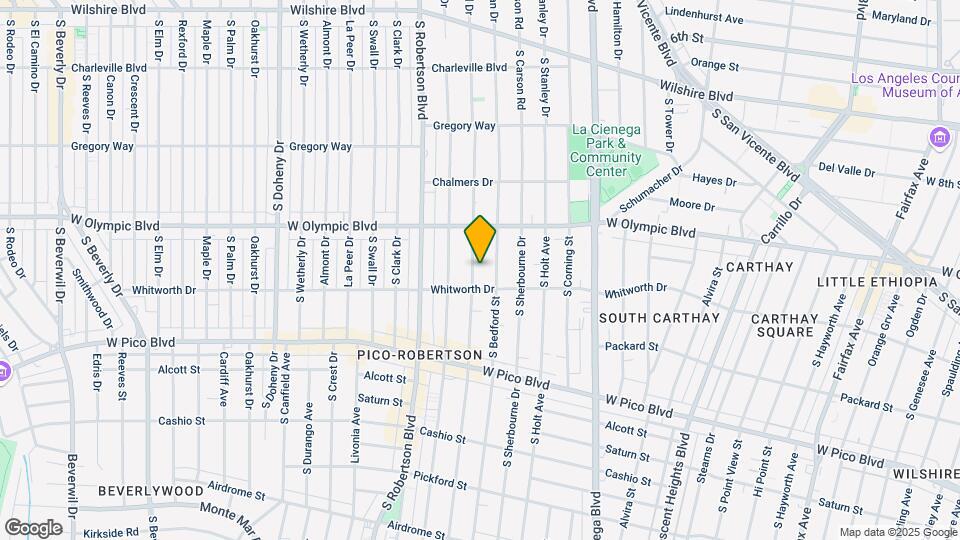 1050 S Shenandoah St Map and Location Details