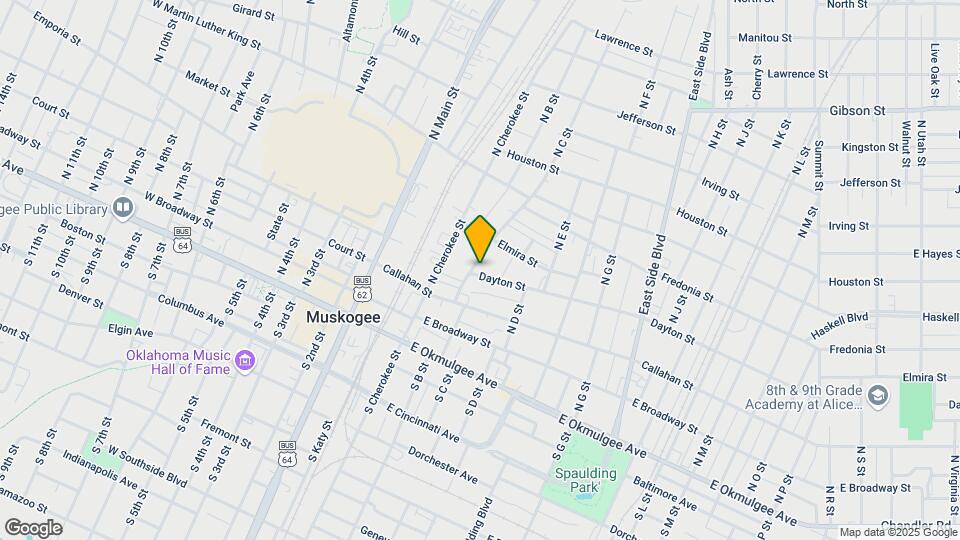 400 N C St Mapa y Detalles de la Ubicación
