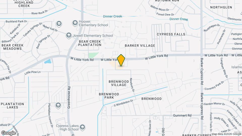 18746 Dennington Dr Map and Location Details