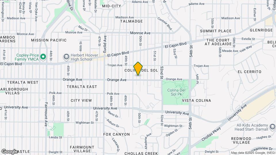 4216 50th St Mapa y Detalles de la Ubicación