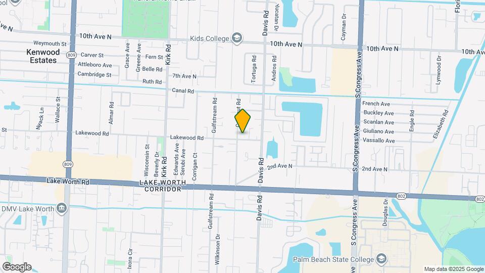 3601 Lakewood Rd Map and Location Details