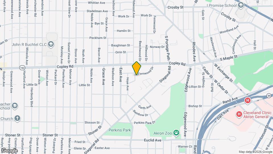 549 Wildwood Ave Map and Location Details