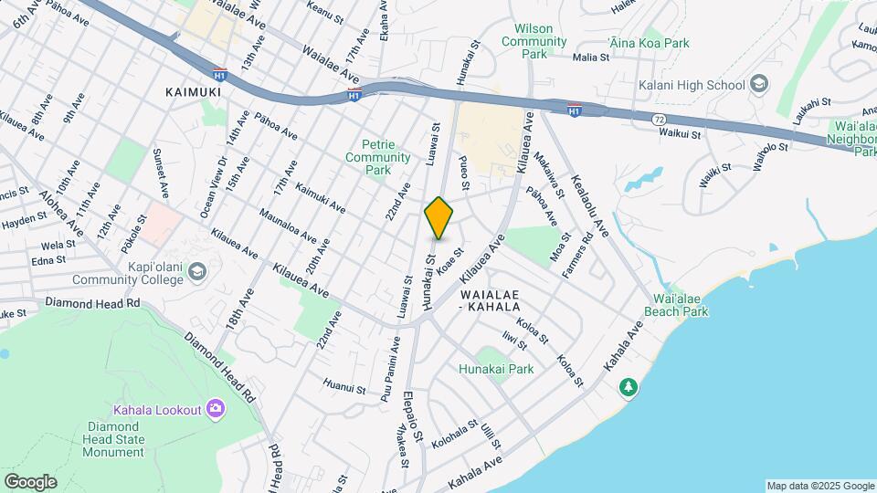 4207 Puulani Pl Map and Location Details