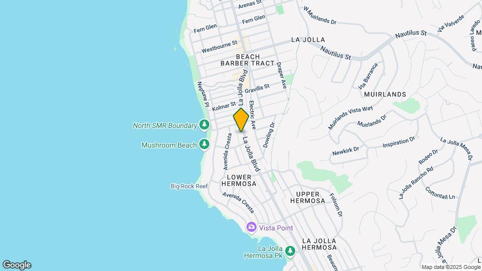 6428 La Jolla Blvd Map and Location Details