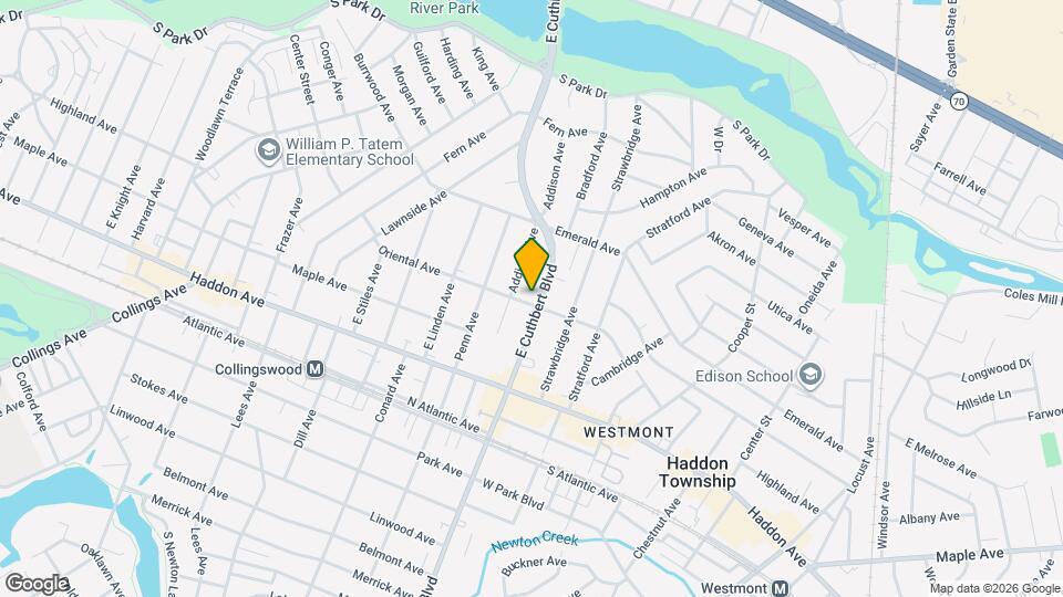 101A E Cuthbert Blvd, Unit 101A Map and Location Details