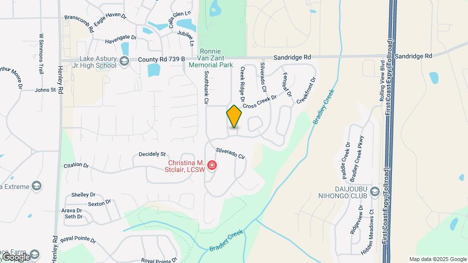 2892 Cross Creek Dr Map and Location Details
