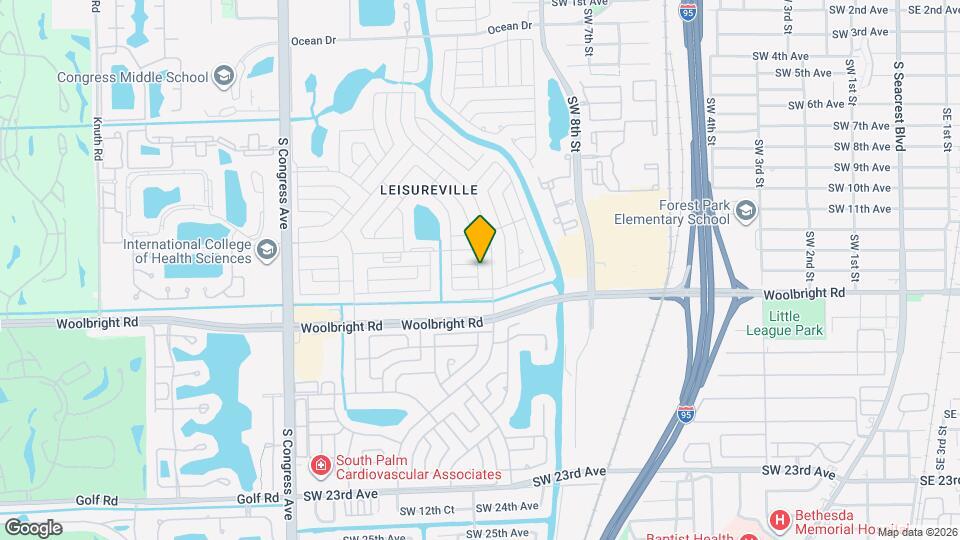 1310 SW 18th Ct Map and Location Details