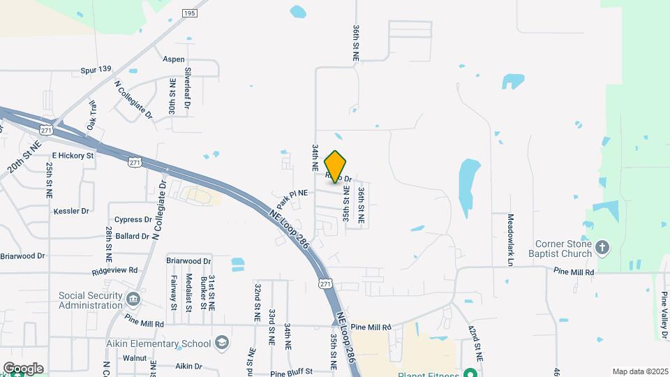 3465 Fargo Dr Map and Location Details