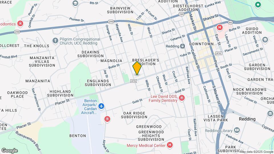 2162 Placer St Map and Location Details